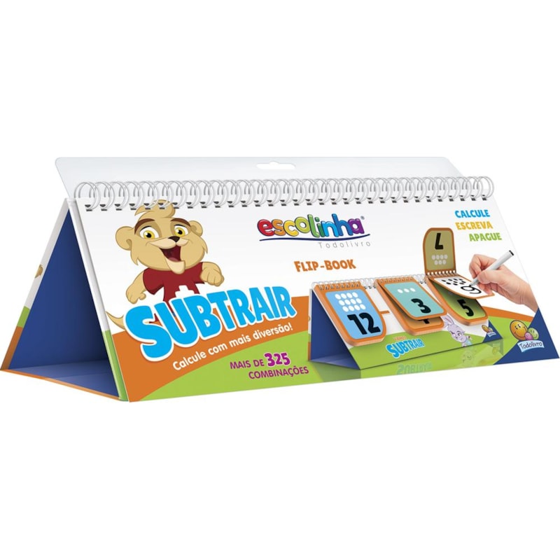 FLIP-BOOK - COMBINAÇÕES DIVERTIDAS: SUBTRAIR (ESCOLINHA TODOLIVRO)