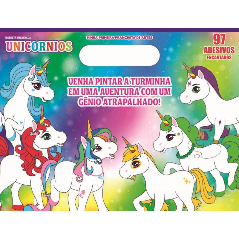FLORESTA ENCANTADA MINHA PRIMEIRA PRANCHETA DE ARTES UNICÓRNIOS