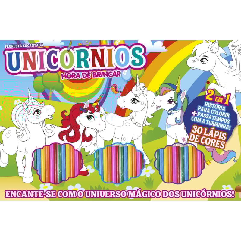 FLORESTA ENCANTADA - UNICÓRNIOS - HORA DE BRINCAR - ENCANTE-SE COM O UNIVERSO MÁGICO DOS UNICÓRNIOS!