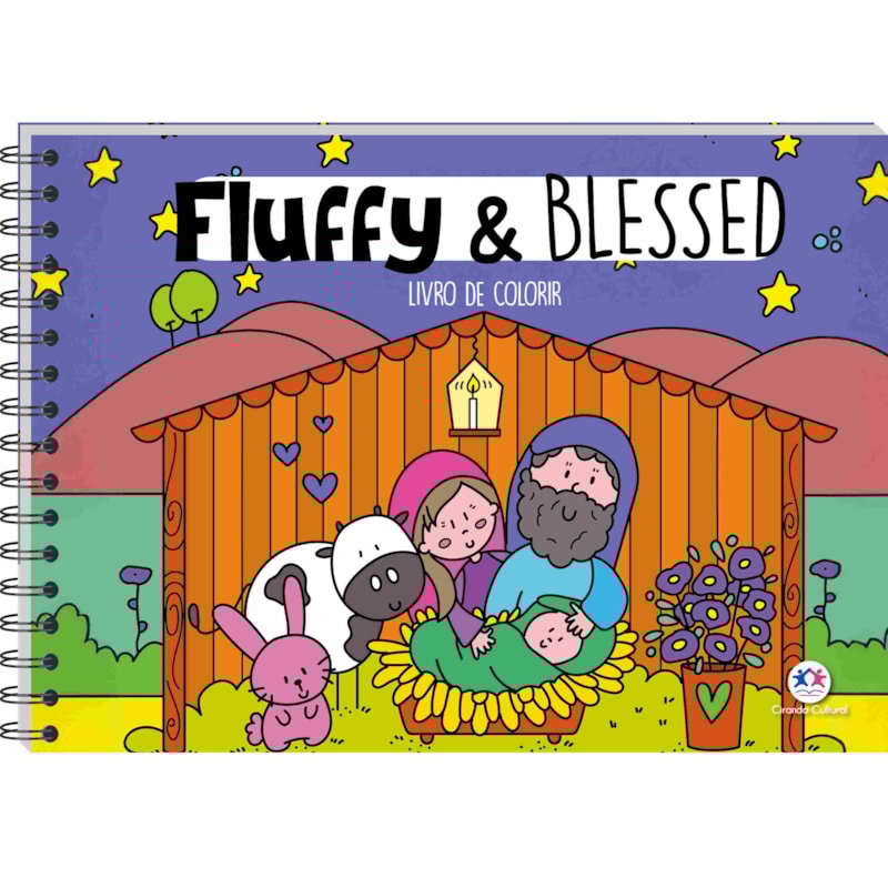 FLUFFY AND BLESSED - LIVRO DE COLORIR