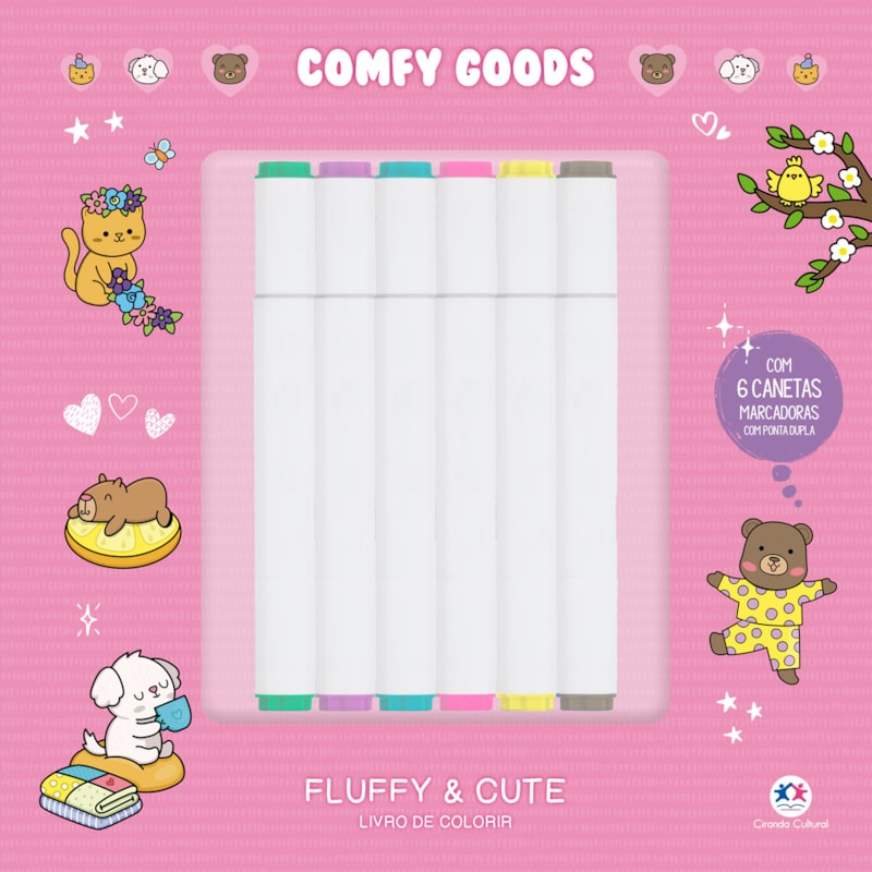 FLUFFY AND CUTE - PARA COLORIR