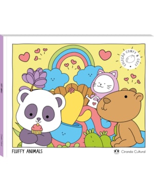 FLUFFY ANIMALS - LIVRO DE COLORIR