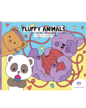 FLUFFY ANIMALS - LIVRO DE COLORIR