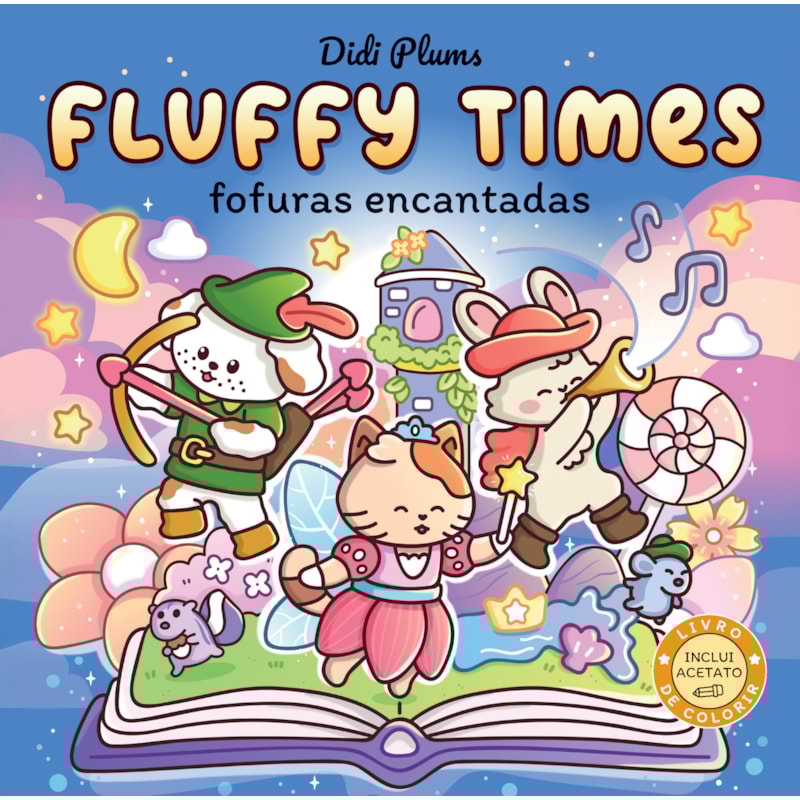 FOFURAS ENCANTADAS - LIVRO DE COLORIR FLUFFY TIMES - LIVRO 5
