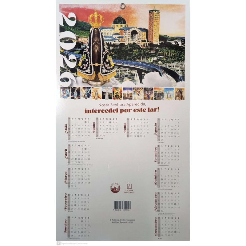 FOLHINHA DE NOSSA SENHORA APARECIDA 2026 - APARECIDA