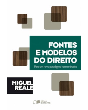 FONTES E MODELOS DO DIREITO - 1ª EDIÇÃO 1994: PARA UM NOVO PARADIGMA HERMENÊUTICO