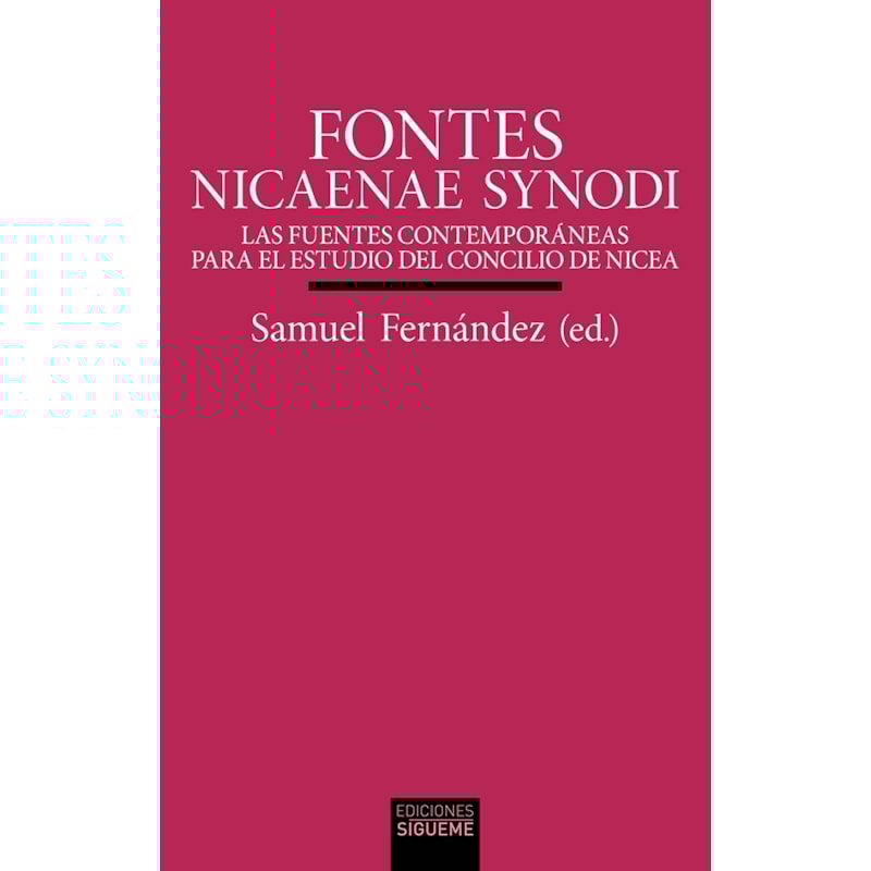 FONTES NICAENAE SYNODI