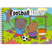 FOOTBALL FRIENDS - LIVRO DE COLORIR COM MARCADOR