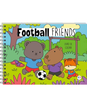 Football Friends - Livro de colorir com marcador