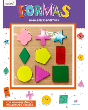 FORMAS - COM 9 PEÇAS PARA BRINCAR E APRENDER