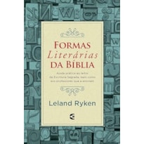 FORMAS LITERÁRIAS DA BÍBLIA