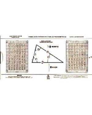FORMULA E TRIANGULOS E TABELAS TRIGONOMETRICAS