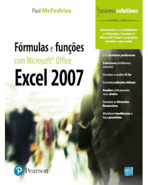 FÓRMULAS E FUNÇÕES COM MICROSOFT® OFFICE EXCEL 2007