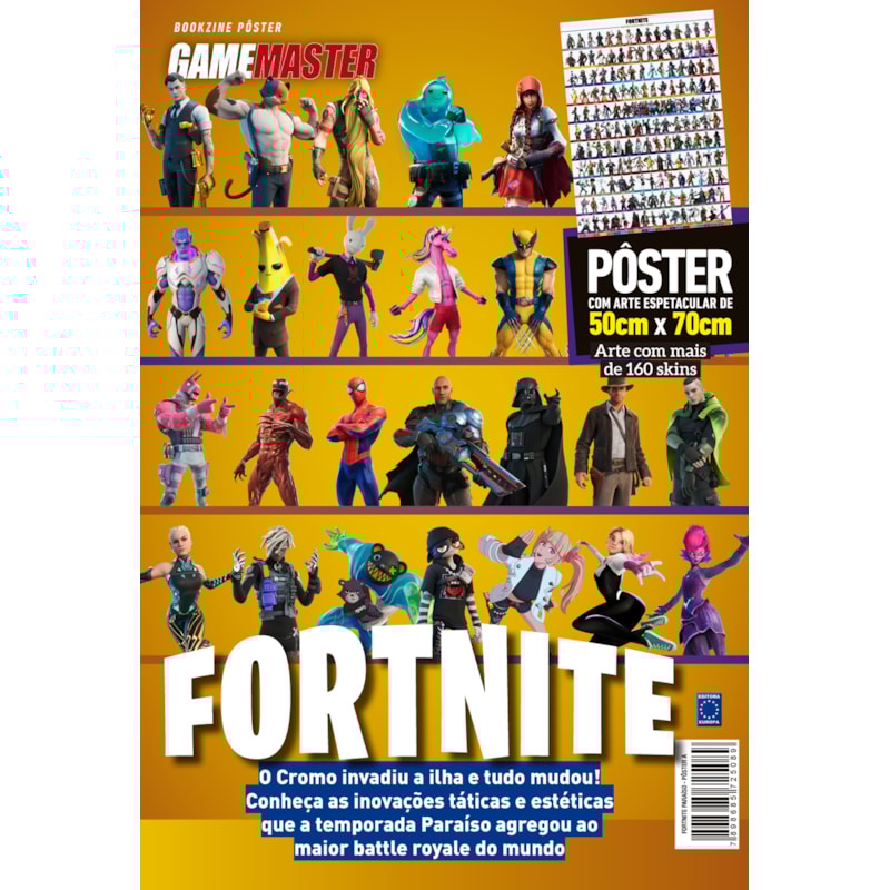 FORTNITE PARAÍSO - ARTE A - SUPERPÔSTER GAME MASTER