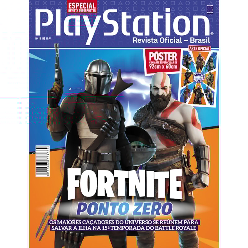 FORTNITE PONTO ZERO - SUPERPÔSTER PLAYSTATION