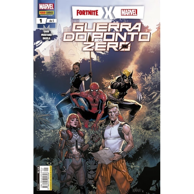 Fortnite x marvel n.1: guerra do ponto zero