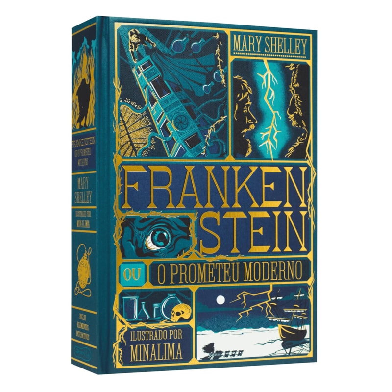 FRANKENSTEIN - EDIÇÃO DE LUXO ILUSTRADA E COM ELEMENTOS INTERATIVOS DO ESTÚDIO MINALIMA
