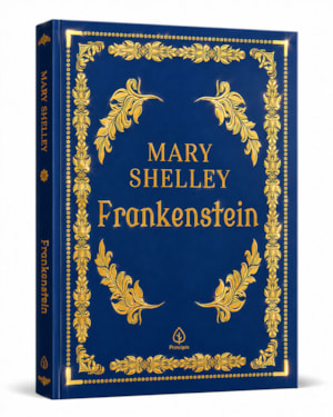 FRANKENSTEIN - EDIÇÃO ESPECIAL DE LUXO ALMOFADADA COM BORDAS DOURADAS E FITILHO