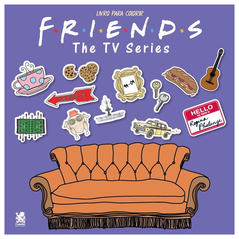 FRIENDS - LIVRO PARA COLORIR ANTIESTRESSE