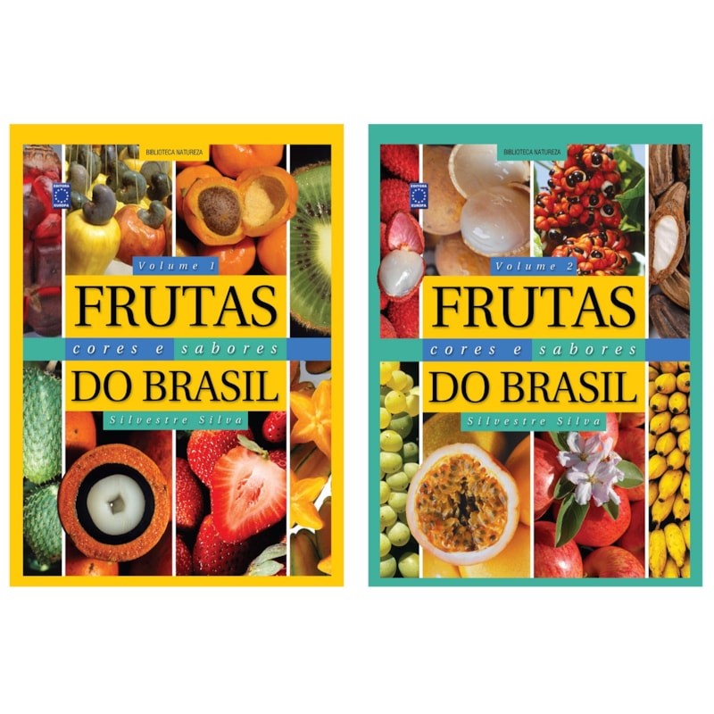 FRUTAS, CORES E SABORES DO BRASIL (COLEÇÃO - 2 VOLUMES)