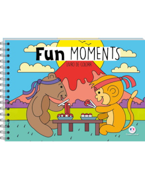 FUN MOMENTS - LIVRO DE COLORIR COM MARCADOR