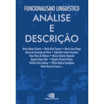 FUNCIONALISMO LINGUÍSTICO - VOL. 2 - ANÁLISE E DESCRIÇÃO
