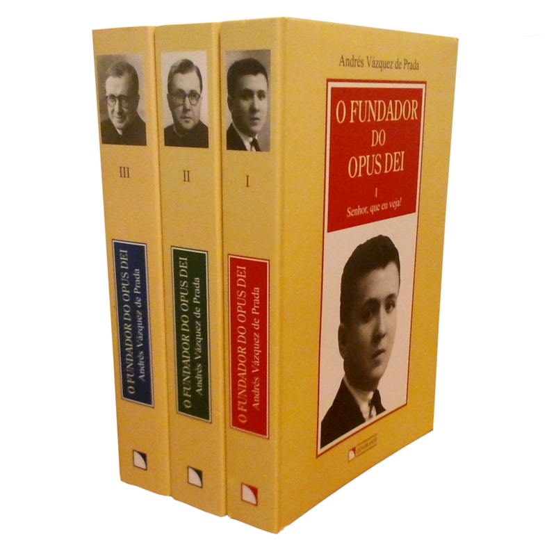 FUNDADOR DO OPUS DEI, O - 3 VOLUMES