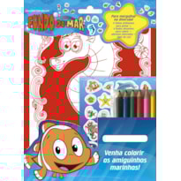 FUNDO DO MAR - COLORIR COM BRILHO