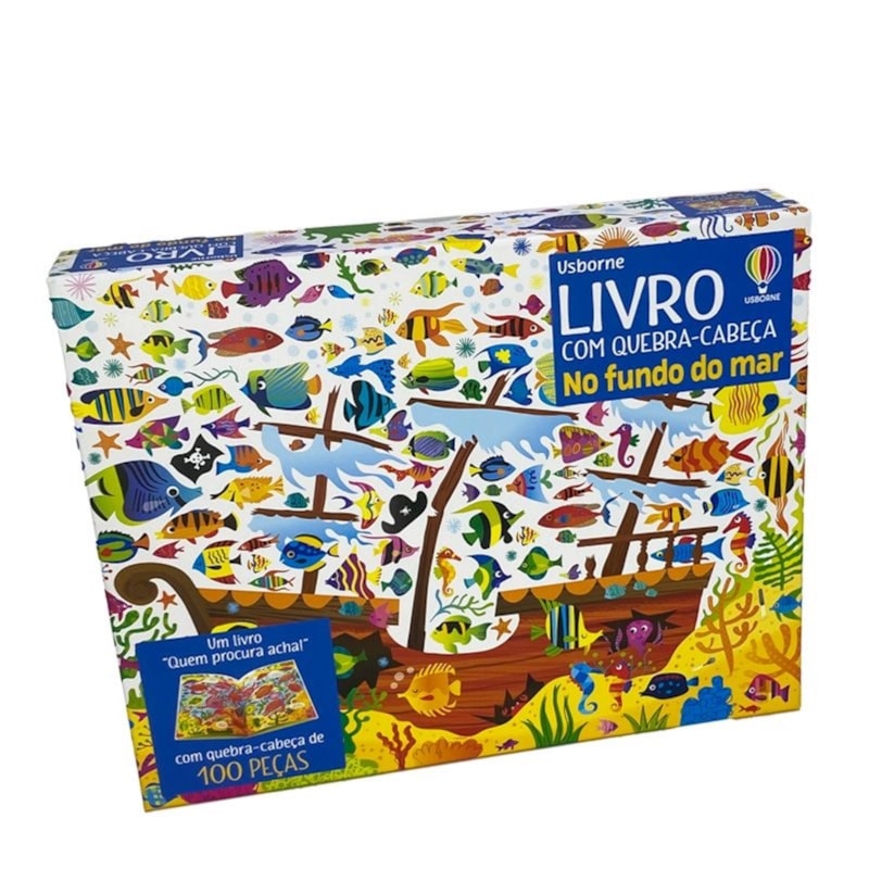 FUNDO DO MAR: LIVRO COM QUEBRA-CABEÇA