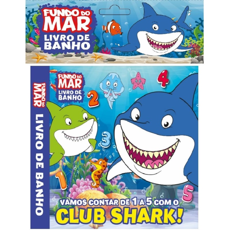 FUNDO DO MAR LIVRO DE BANHO