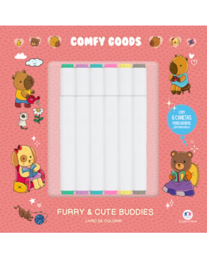 FURRY AND CUTE BUDDIES - PARA COLORIR