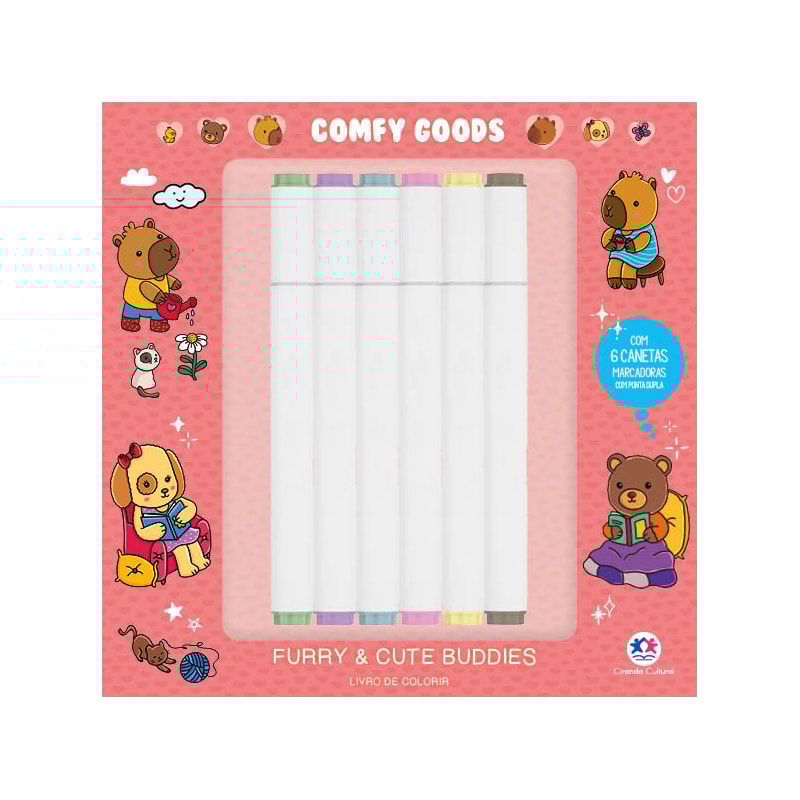 FURRY AND CUTE BUDDIES - PARA COLORIR