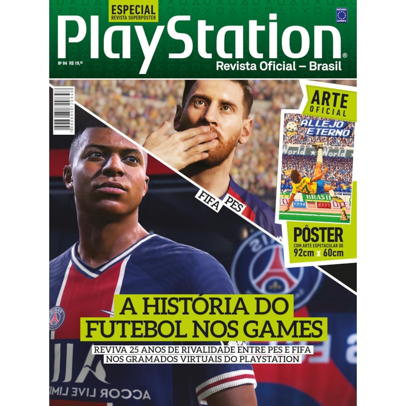 FUTEBOL NOS GAMES - SUPERPÔSTER PLAYSTATION