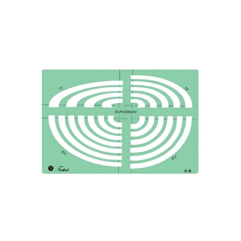 GABARITO TRIDENT ELIPSOGRAFO D-6