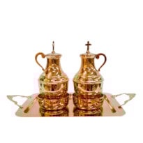 GALHETAS DOURADO 15CM