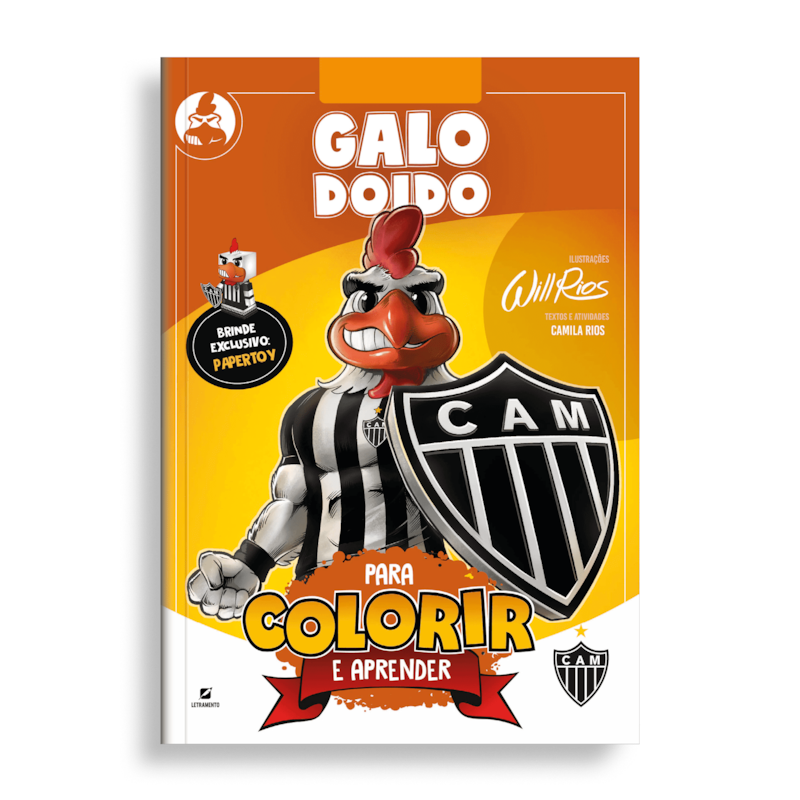 GALO DOIDO: PARA COLORIR E APRENDER