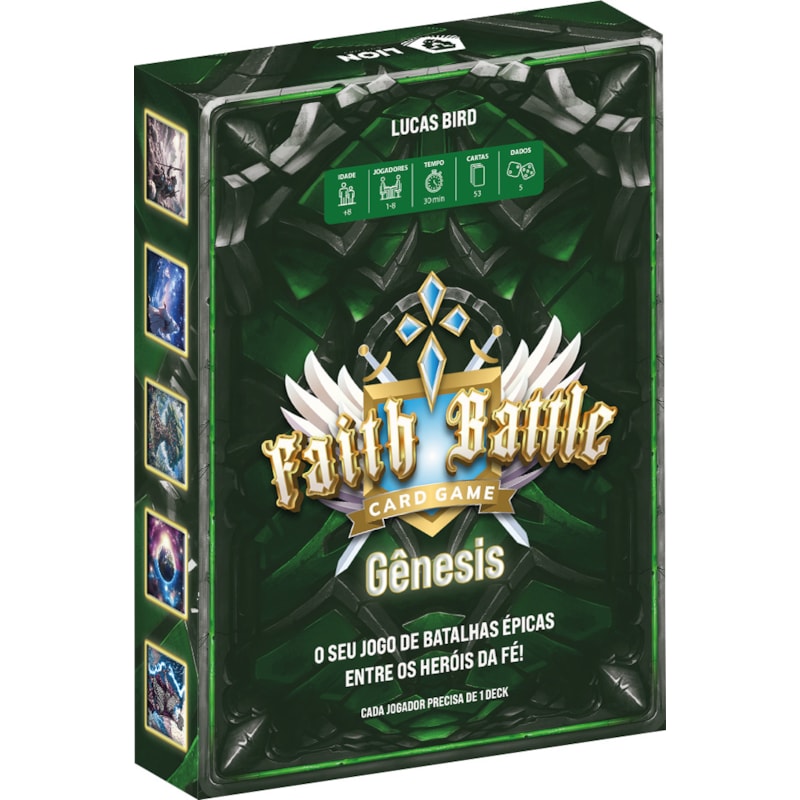 GÊNESIS FAITH BATTLE: JOGO DE CARTAS COLECIONÁVEIS BÍBLICO