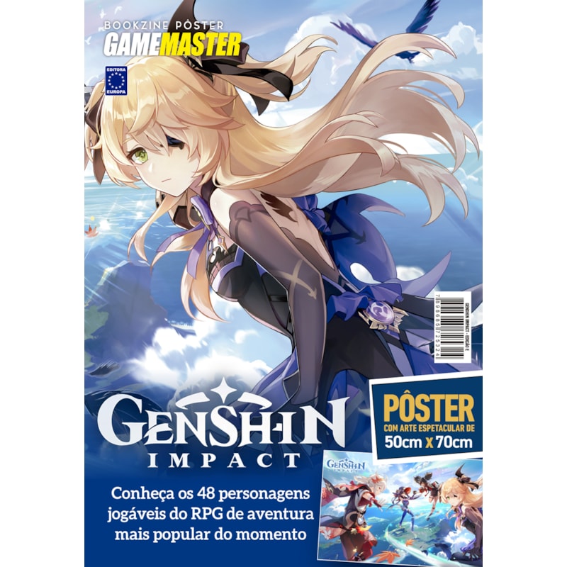 GENSHIN IMPACT - ARTE E - SUPERPÔSTER GAME MASTER