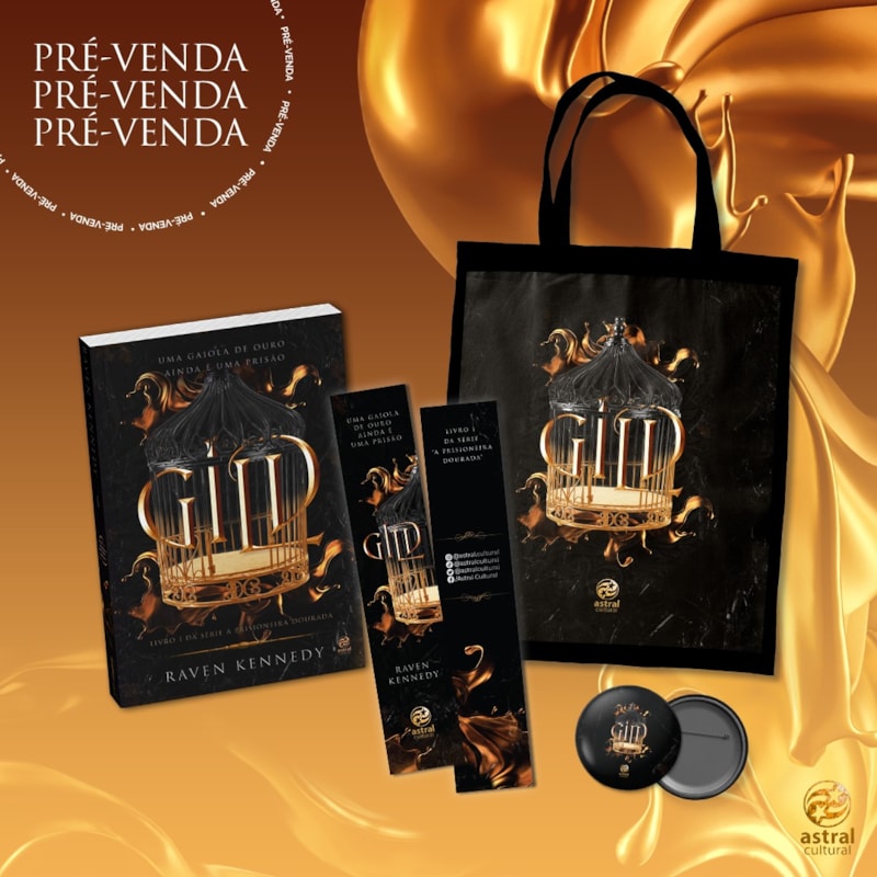 GILD - FANTASIA SENSAÇÃO NO TIKTOK: 1 + BRINDES: LIVRO 1 DA SÉRIE A PRISIONEIRA DOURADA
