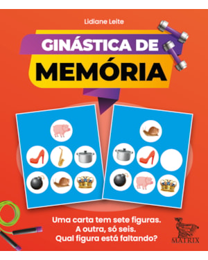 GINÁSTICA DE MEMÓRIA: UMA CARTA TEM SETE FIGURAS. A OUTRA SÓ SEIS. QUAL FIGURA ESTÁ FALTANDO?