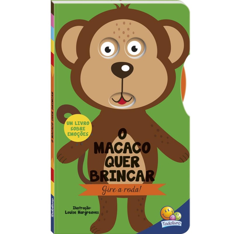 Gire o Disco! Um livro sobre Emoções: Macaco