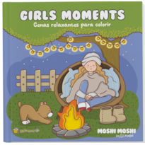 Girls Moments: Cenas relaxantes para colorir
