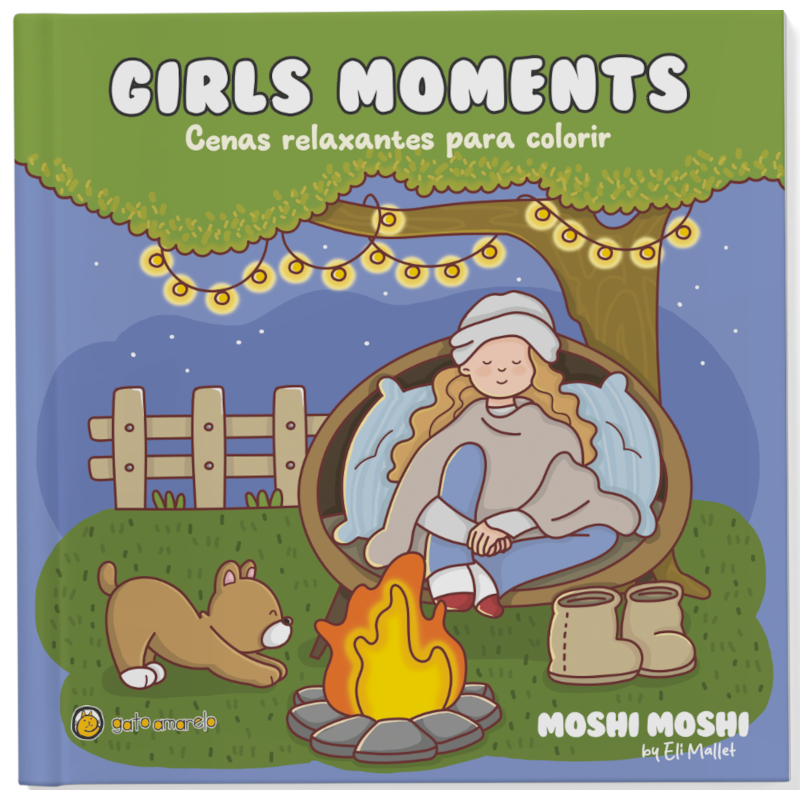Girls Moments: Cenas relaxantes para colorir