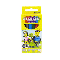 GIZ DE CERA ACRILEX COM 6 CORES