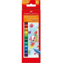 GIZ DE CERA FABER CASTELL CURTOM COM 15 CORES