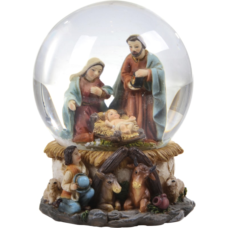 GLOBO SAGRADA FAMÍLIA 10CM DE ALTURA