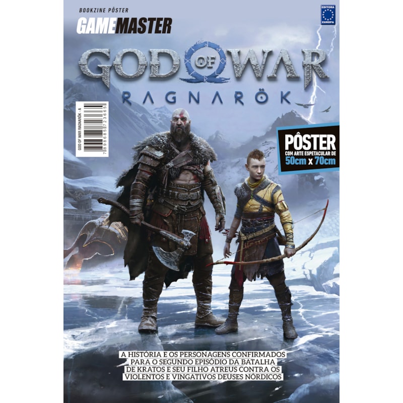 GOD OF WAR RAGNAROK - ARTE A - SUPERPÔSTER GAME MASTER