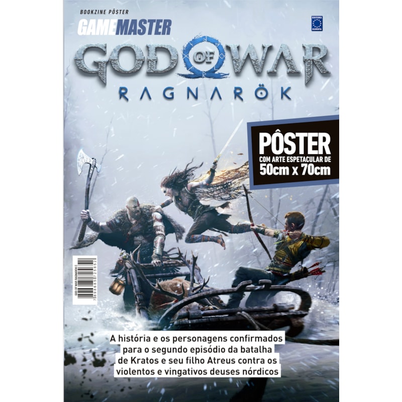 GOD OF WAR RAGNAROK - ARTE C - SUPERPÔSTER GAME MASTER