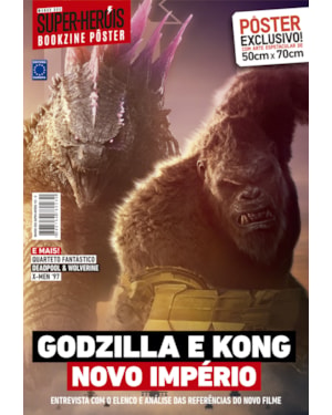 GODZILLA E KONG - SUPERPÔSTER MUNDO DOS SUPER-HERÓIS