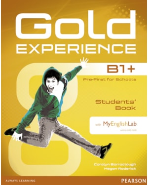 GOLD EXPERIENCE B1+ STUDENTS BOOK WITH DVD-ROM AND MYLAB PACK